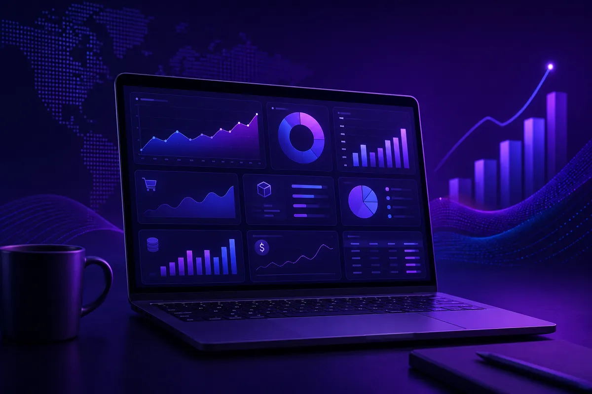 Phần mềm quản lý bán hàng kho tài chính - dashboard hiện đại